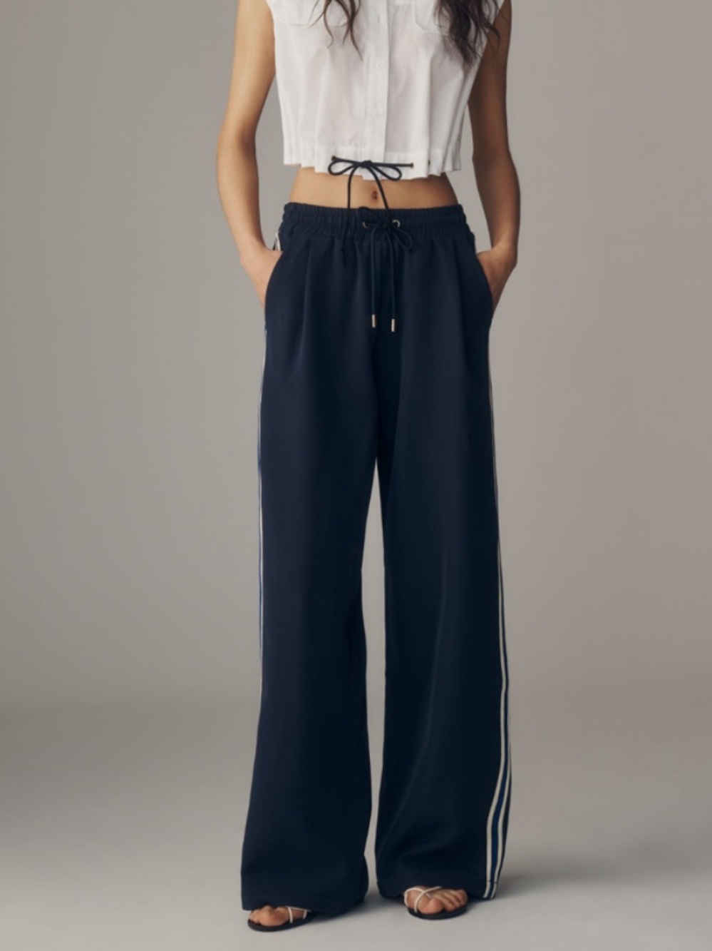 Bishop + Young Ford Tie-Front Track Pants - Picture 4 of 5